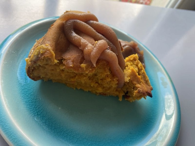 Cliquez pour zoomer ! Pumpkin cake – Gâteau à la citrouille Thermomix par Didou68