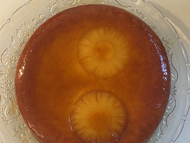 Cliquez pour zoomer ! Gâteau renversé à l’ananas Thermomix par cellequipique