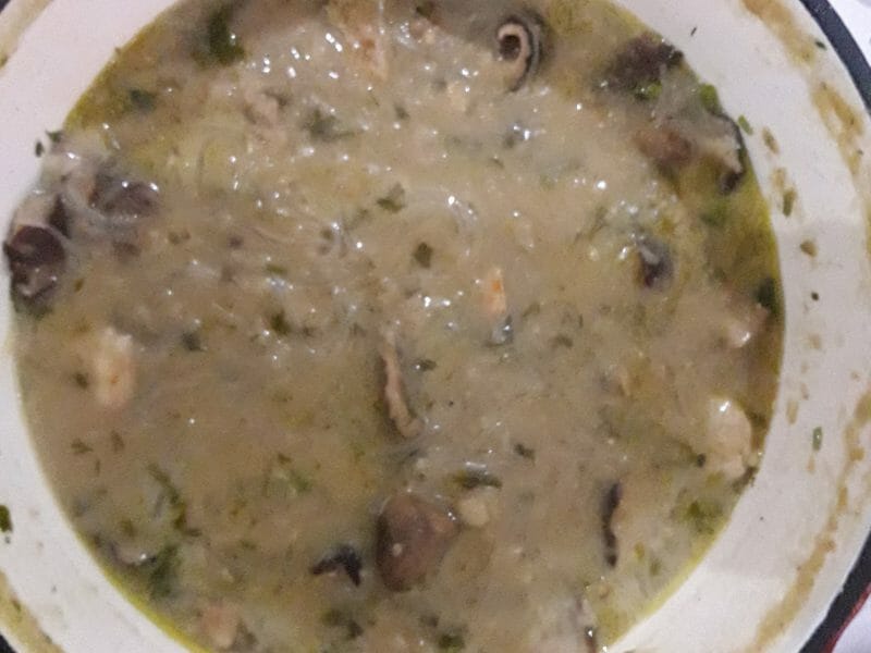 Cliquez pour zoomer ! Soupe thaï crevettes et lait de coco Thermomix par Fzchbihi