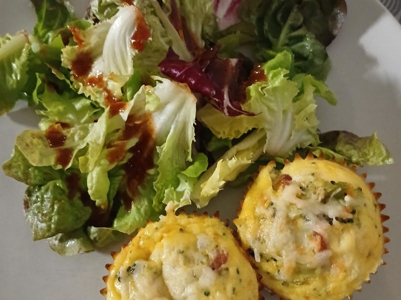 Cliquez pour zoomer ! Bouchées brocoli lardons Thermomix par Titecricket