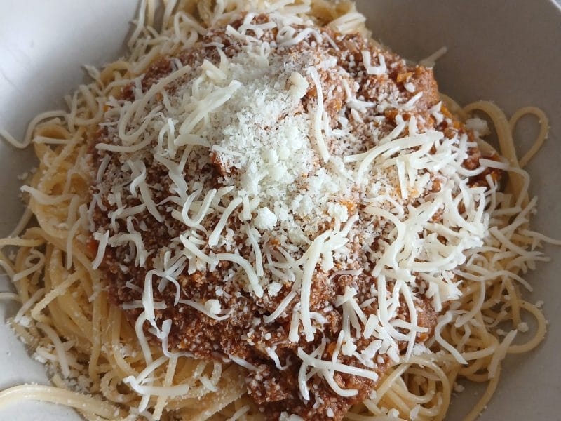 Cliquez pour zoomer ! Spaghettis bolognaise Thermomix par Titecricket