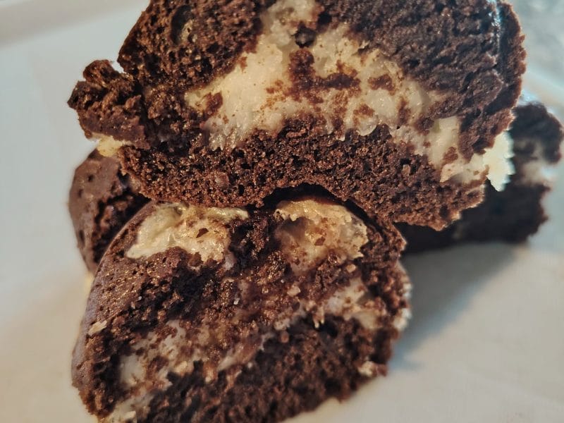 Cliquez pour zoomer ! Fondants chocolat coeur coco Thermomix par elo3e