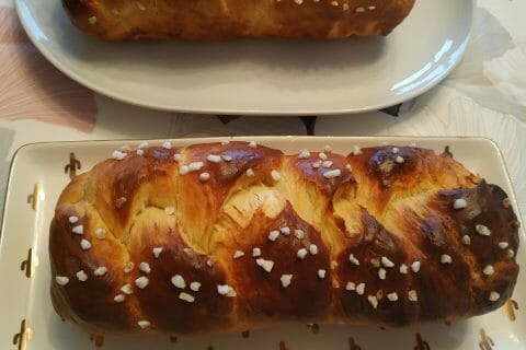 Cliquez pour zoomer ! Brioche tressée à la mie filante Thermomix par Lu0169