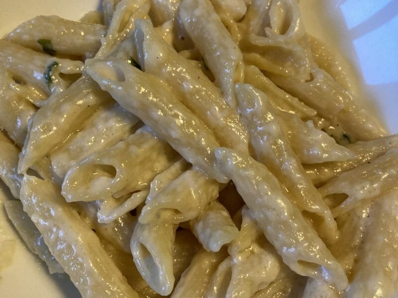 Cliquez pour zoomer ! Penne sauce quatre fromages Thermomix par Tarrin