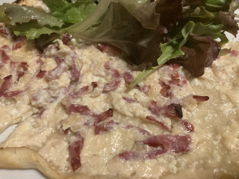 Cliquez pour zoomer ! Flammekueche traditionnelle Thermomix par Tarrin