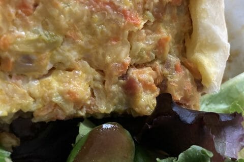 Cliquez pour zoomer ! Tarte courgettes et carottes Thermomix par Tarrin