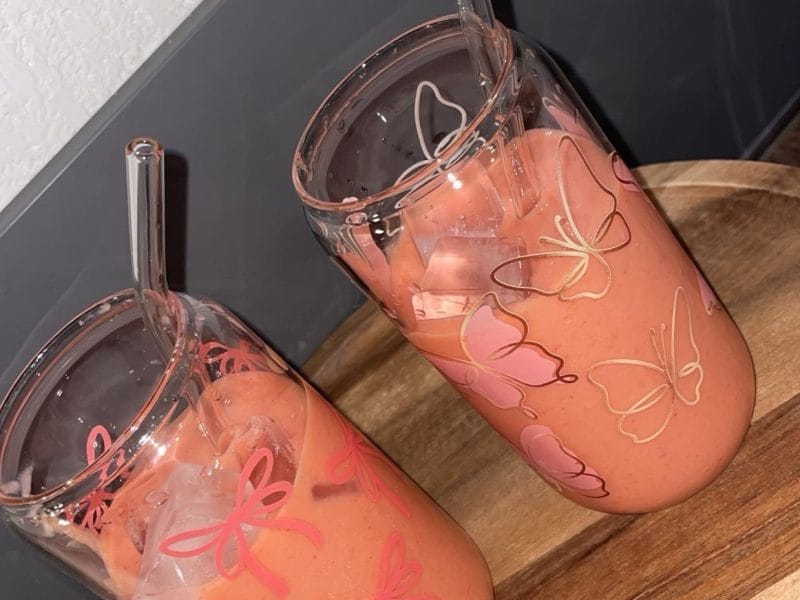 Cliquez pour zoomer ! Smoothie mangue fraise Thermomix par jennbrnl