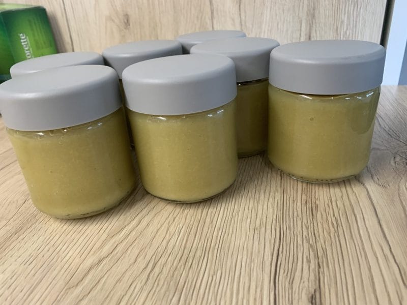 Cliquez pour zoomer ! Compote pomme rhubarbe à la vanille Thermomix par zoeeee76