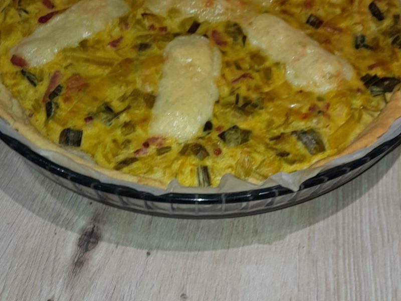 Cliquez pour zoomer ! Tarte aux poireaux Thermomix par babeth31000