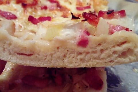 Cliquez pour zoomer ! Fougasse chèvre et lardons Thermomix par irisbleu