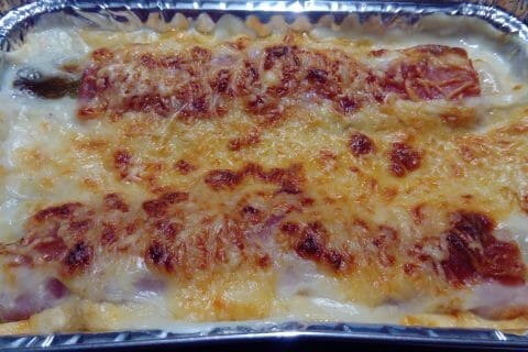 Gratin de poireau au jambon au Thermomix - Cookomix