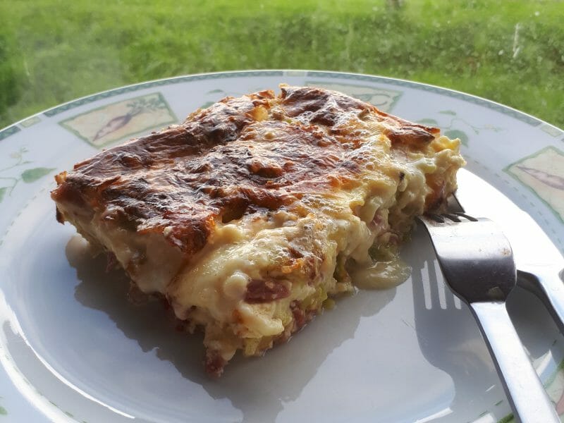 Cliquez pour zoomer ! Flamiche aux poireaux et gorgonzola Thermomix par ramencl