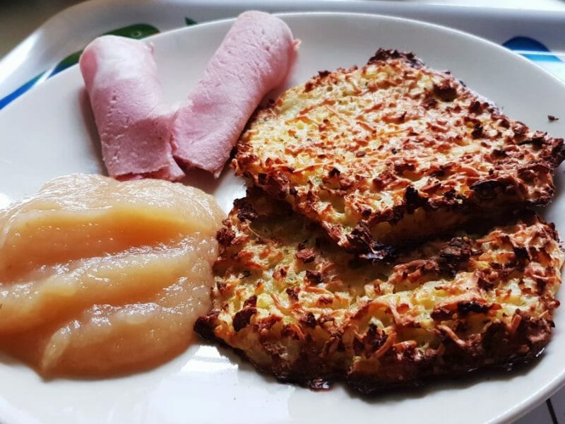 Cliquez pour zoomer ! Galettes de pommes de terre au four Thermomix par Akwell