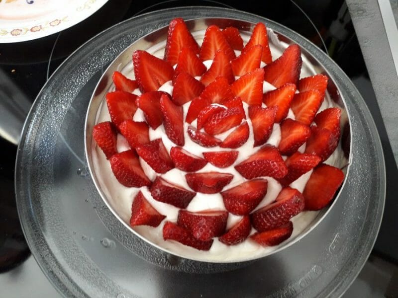 Cliquez pour zoomer ! Tarte aux fraises sans cuisson Thermomix par Didi1903