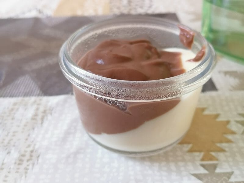 Cliquez pour zoomer ! Crème dessert au deux saveurs Thermomix par minielulu
