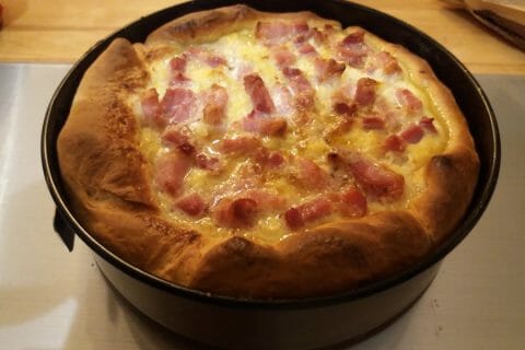 Cliquez pour zoomer ! Zwiebelkuchen – gâteau aux oignons au Thermomix