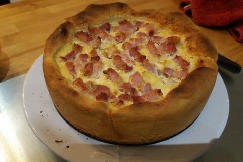 Cliquez pour zoomer ! Zwiebelkuchen – gâteau aux oignons au Thermomix