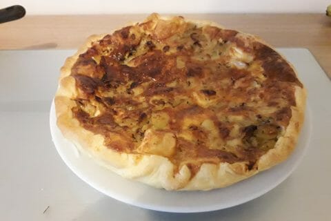Cliquez pour zoomer ! Tarte à l’ail au Thermomix