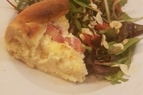 Cliquez pour zoomer ! Zwiebelkuchen – gâteau aux oignons au Thermomix