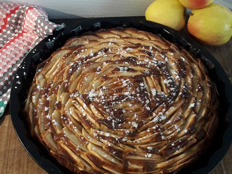 Cliquez pour zoomer ! Tarte Suisse aux pommes Thermomix par Antoine