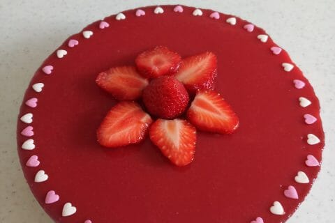 Cliquez pour zoomer ! Bavarois aux fraises Thermomix par nathie59