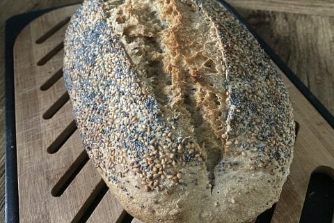 Cliquez pour zoomer ! Pavé farine multi-céréales Thermomix par Fouinette