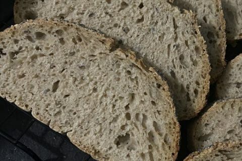 Cliquez pour zoomer ! Pavé farine multi-céréales Thermomix par Fouinette