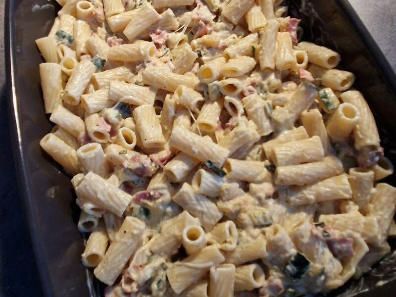 Cliquez pour zoomer ! Gratin de pâtes au brocoli Thermomix par Alex Conseillère Guy Demarle