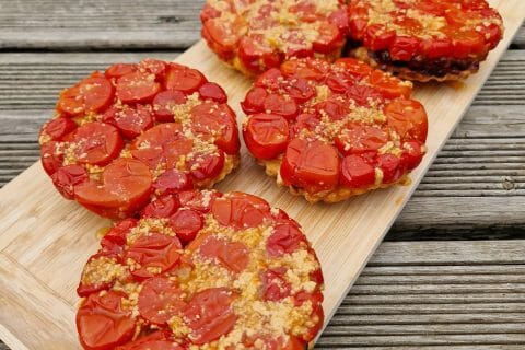 Cliquez pour zoomer ! Tatin de tomates cerises à la tapenade Thermomix par Alex Conseillère Guy Demarle