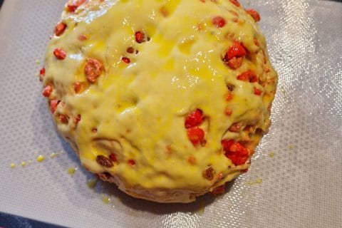 Cliquez pour zoomer ! Brioche aux pralines roses Thermomix par Alex Conseillère Guy Demarle