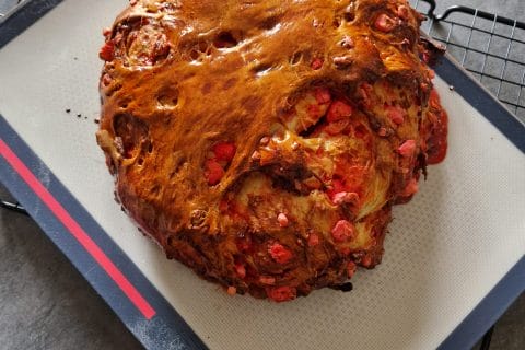 Cliquez pour zoomer ! Brioche aux pralines roses Thermomix par Alex Conseillère Guy Demarle