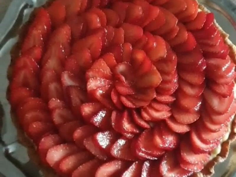 Cliquez pour zoomer ! Tarte aux fraises Thermomix par Elsa