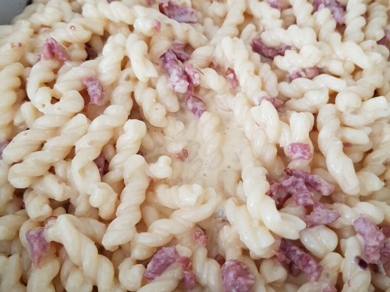 Cliquez pour zoomer ! Pâtes carbonara Thermomix par Dida