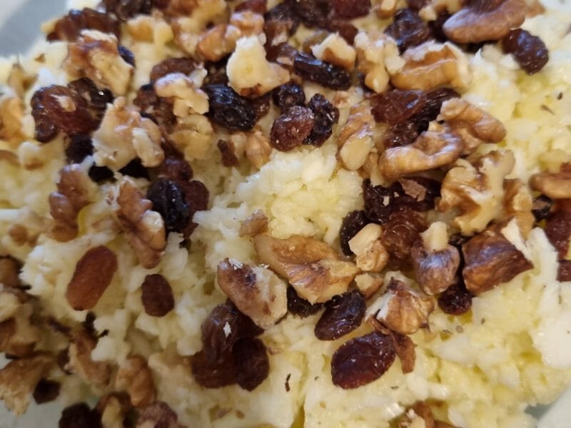 Cliquez pour zoomer ! Salade pommes, chou et noix Thermomix par Dida