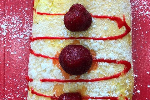 Cliquez pour zoomer ! Fraisier roulé au Thermomix