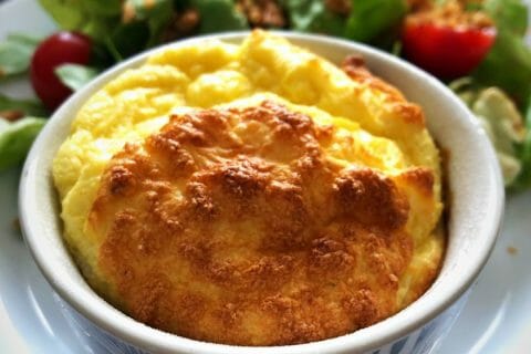 Cliquez pour zoomer ! Soufflé au camembert et calvados au Thermomix