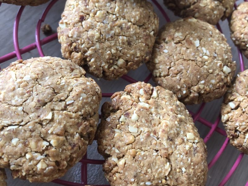 Cliquez pour zoomer ! Biscuits aux flocons d’avoine et amandes Thermomix par zazibelle38