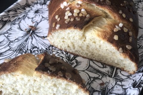 Cliquez pour zoomer ! Brioche tressée à la mie filante Thermomix par zazibelle38