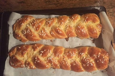 Cliquez pour zoomer ! Brioche tressée à la mie filante Thermomix par Loutteuh