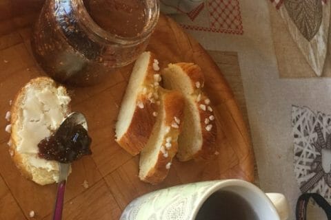 Cliquez pour zoomer ! Brioche tressée à la mie filante Thermomix par Loutteuh