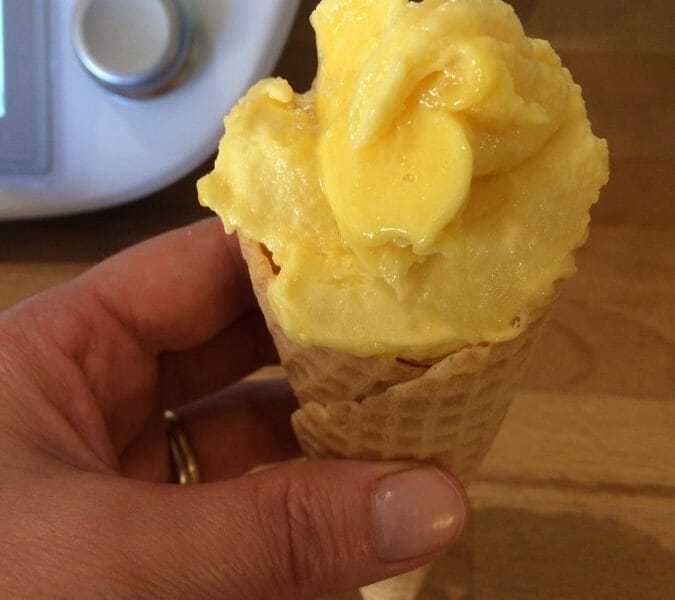 Cliquez pour zoomer ! Sorbet mangue Thermomix par Marinageraud