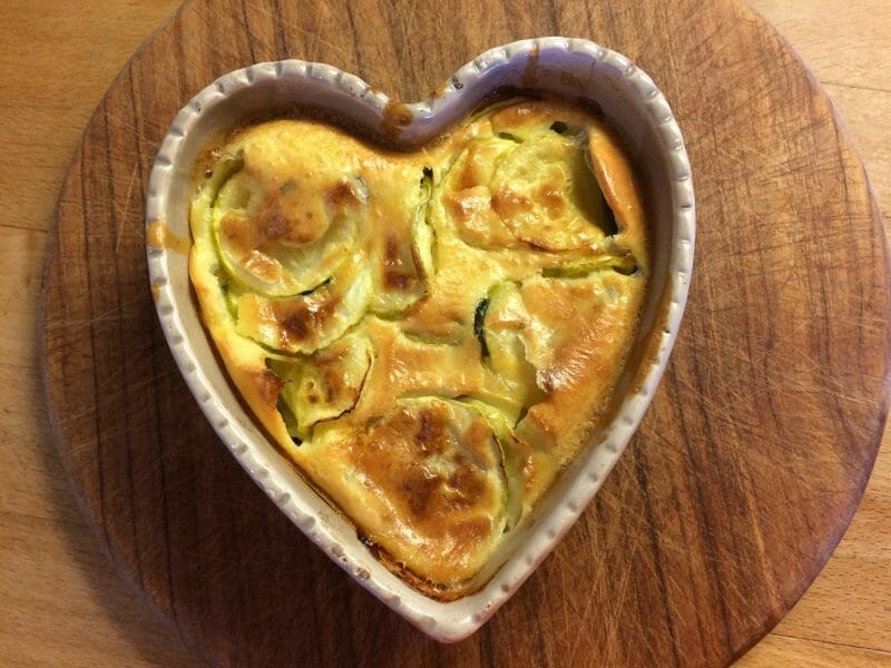 Cliquez pour zoomer ! Clafoutis courgettes et feta Thermomix par Marinageraud