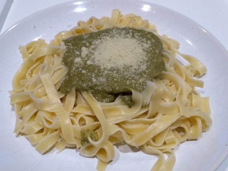 Cliquez pour zoomer ! Tagliatelles à la crème d’épinards Thermomix par Marine22830