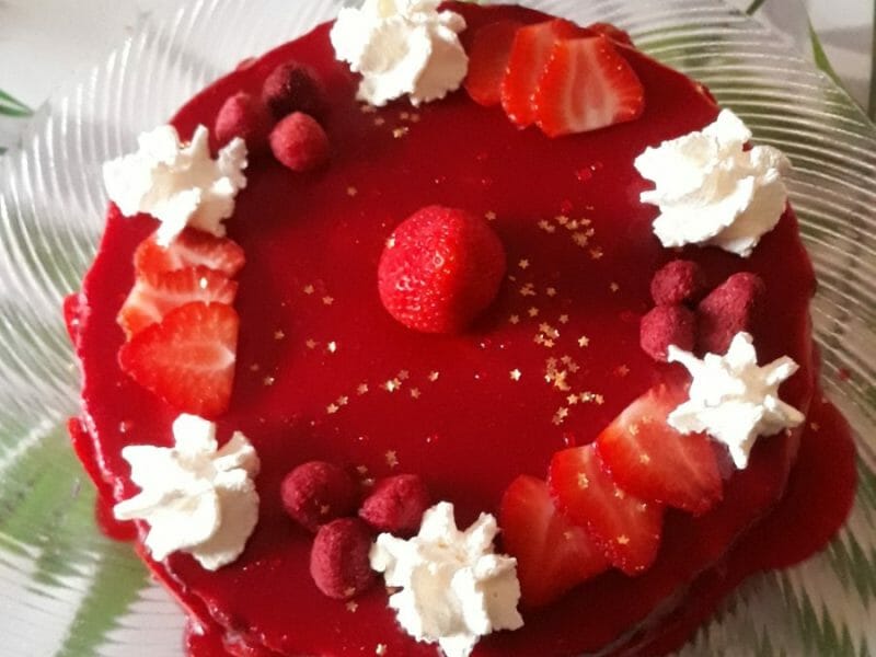 Cliquez pour zoomer ! Bavarois aux fraises Thermomix par Ney0808