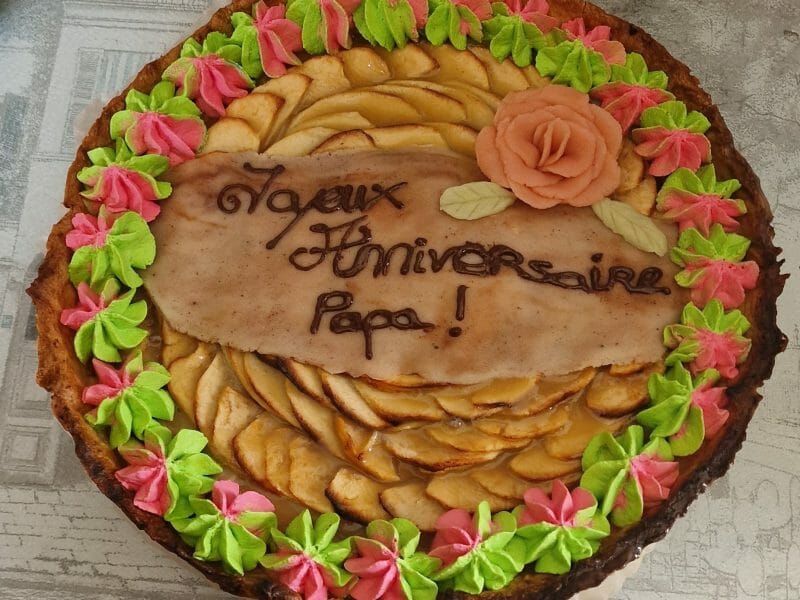 Cliquez pour zoomer ! Tarte pom’pote et caramel beurre salé Thermomix par Alexandra_13