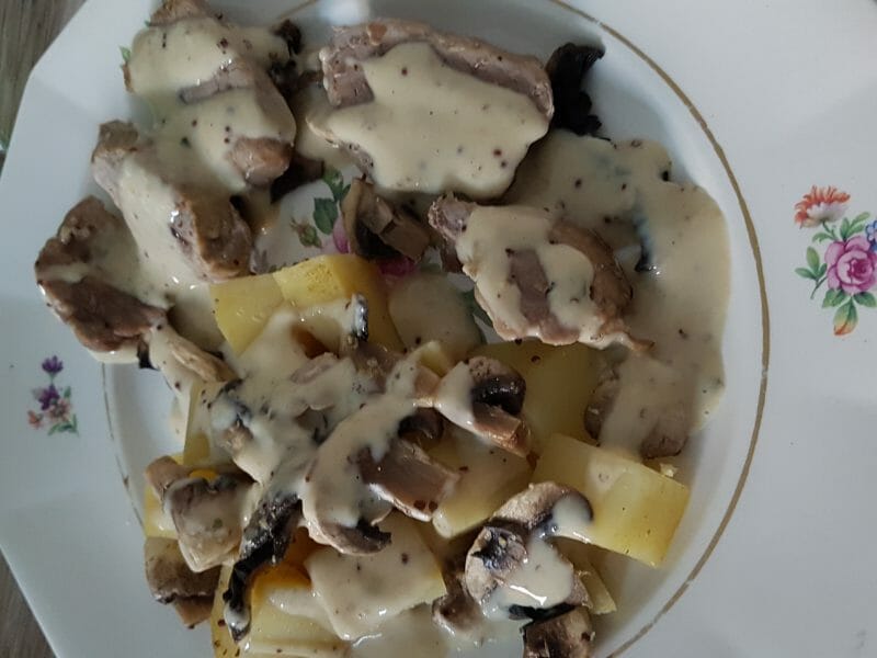 Cliquez pour zoomer ! Filet mignon à la moutarde Thermomix par C.zouzou