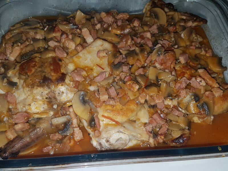 Cliquez pour zoomer ! Lapin sauce chasseur Thermomix par C.zouzou