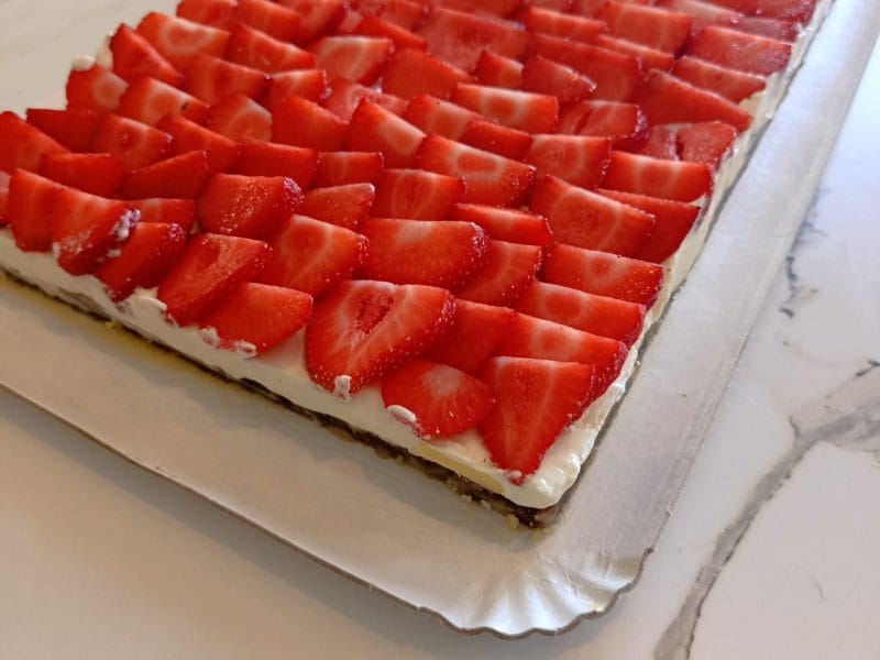 Cliquez pour zoomer ! Tarte aux fraises sans cuisson Thermomix par cloe_117