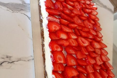 Cliquez pour zoomer ! Tarte aux fraises sans cuisson Thermomix par cloe_117
