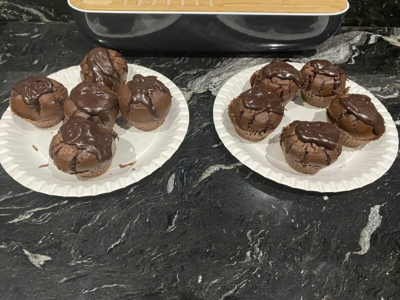 Cliquez pour zoomer ! Muffins façon Sacher Thermomix par anna